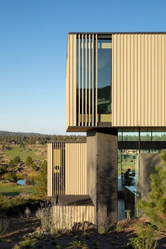 In Oregon’s High Desert, a Vacation Home Is Inspired by Local Geology