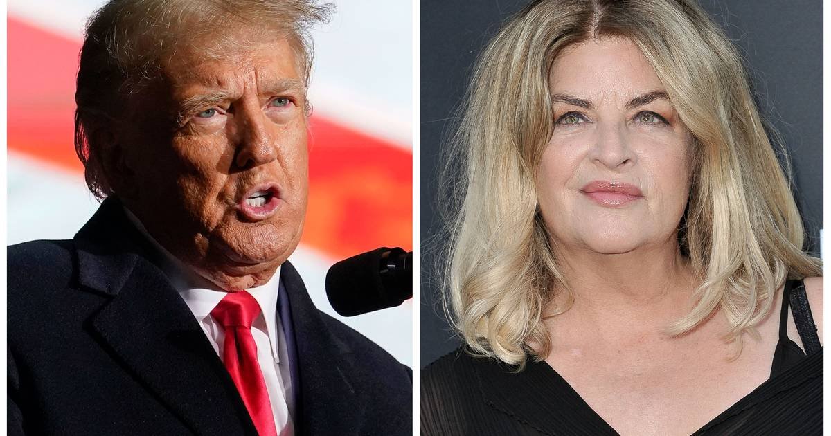 Donald Trump pays tribute to supporter Kirstie Alley