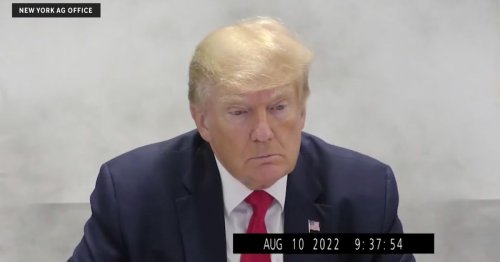 Watch Trump Repeatedly Plead the Fifth, Like a Mobster
