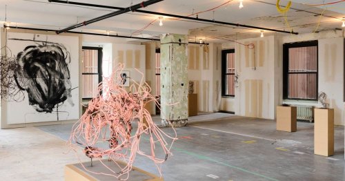 Christopher Wool Turned an Empty Office Into a Gallery