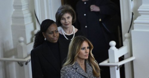Melania Trump Adds Awkward Touch to Rosalynn Carter Funeral