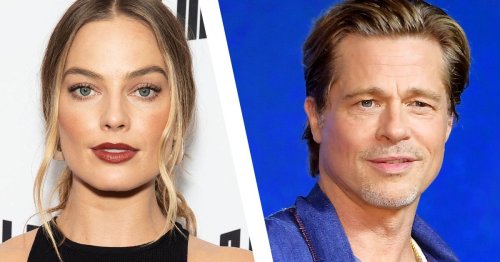 Margot Robbie Saw an Opportunity to Kiss Brad Pitt and Took It