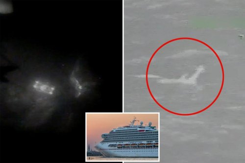 Gripping video shows moment Coast Guard rescues man who had fallen off cruise ship