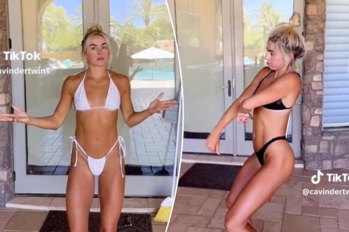 Cavinder twins reveal relationship status in bikini video