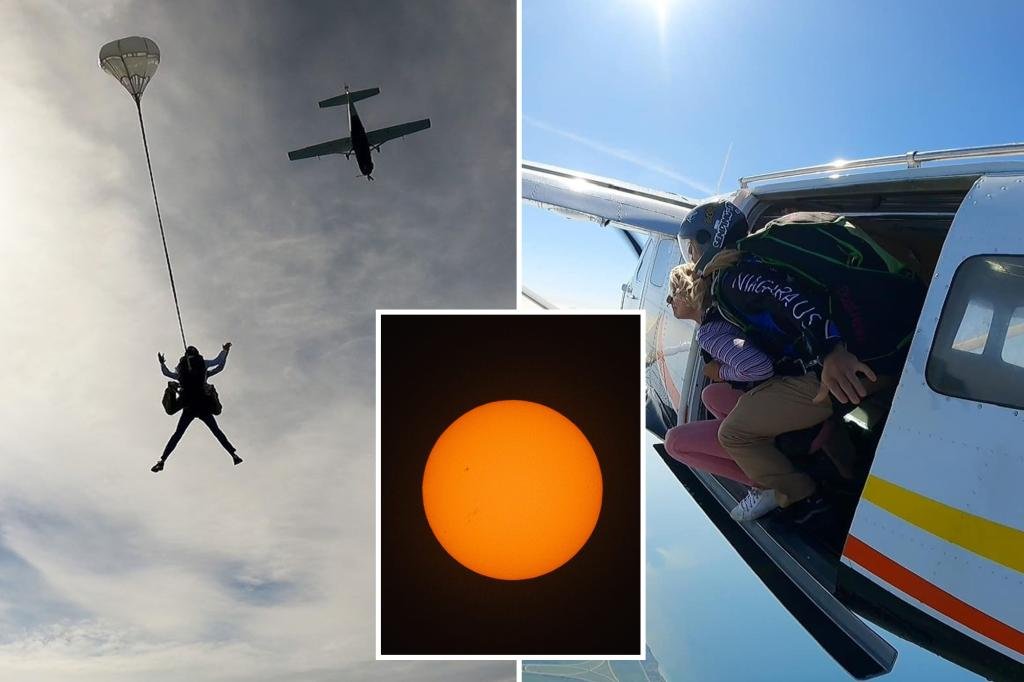 Skydivers to enjoy the April 8 solar eclipse by taking the plunge during totality: ‘Special event’