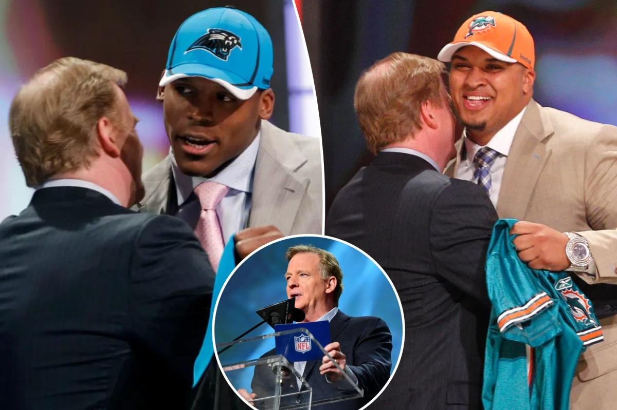Roger Goodell’s 2024 NFL Draft hugs up in the air after back surgery
