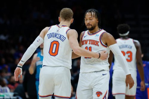 Jalen Brunson, Donte DiVincenzo bringing Villanova bond to thriving Knicks backcourt