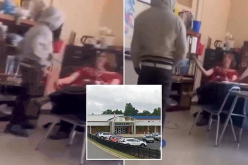 North Carolina HS student charged after slapping teacher in profanity-filled classroom tantrum in front of laughing classmates