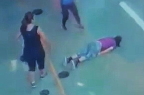 Woman suddenly drops dead while working out at gym in shocking video