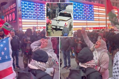 NYC anti-Israel protesters call for ‘intifada revolution’ hours after ISIS flag-wielding terrorist killed at least 14 in New Orleans