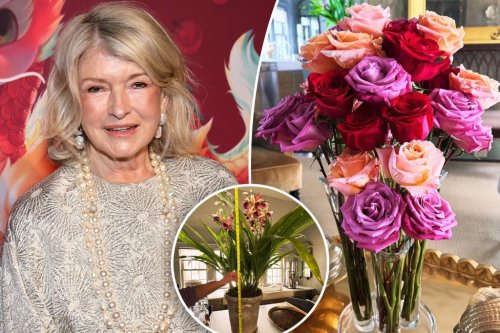 Single Martha Stewart, 82, receives roses from 3 different men in 1 day: ‘Gorgeous’