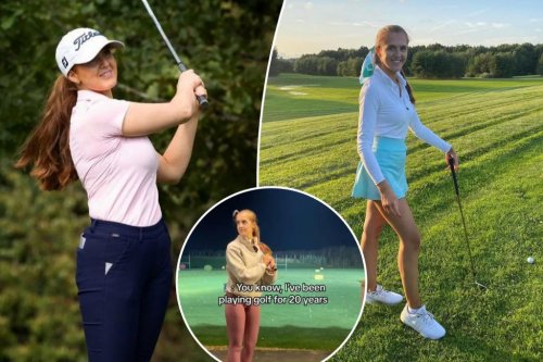 Golf pro Georgia Ball sees ‘funny side’ when male stranger tries to correct her swing in ‘awkward’ moment
