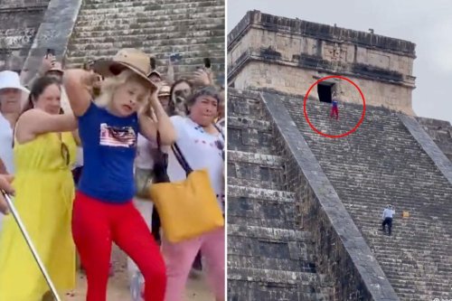 Tourist who sparked outrage by climbing Mayan pyramid IDed