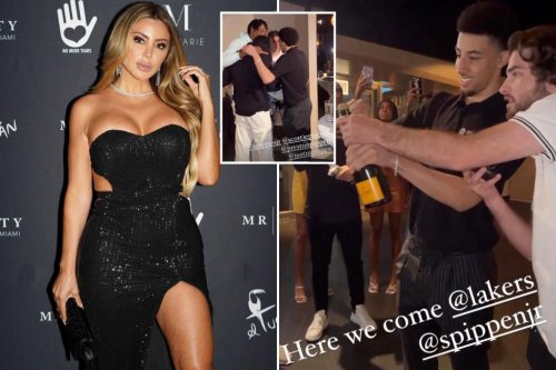 Larsa Pippen celebrates son Scotty Pippen Jr. draft night signing with Lakers
