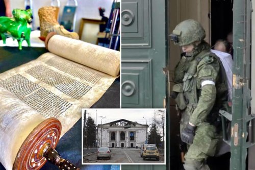 Russian art curators have reportedly helped loot dozens of Ukraine museums