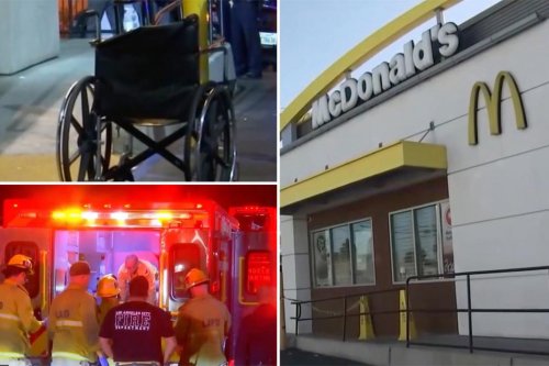 Homeless man in wheelchair shot outside South Los Angeles McDonald’s