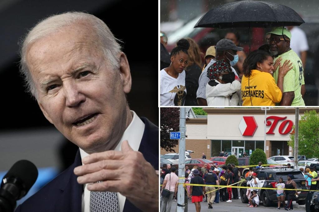 Biden calls Buffalo supermarket shooting ‘domestic terrorism’ as AG probes ‘violent extremism’