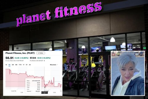 Planet Fitness stock plummets after woman’s membership canceled for taking picture of ‘man in women’s locker room shaving’