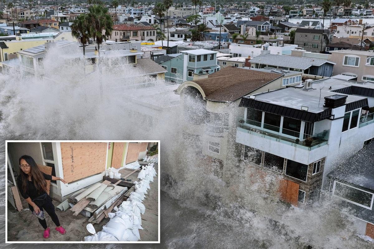 Monster waves destroy Long Beach community as homeowners share chaotic aftermath