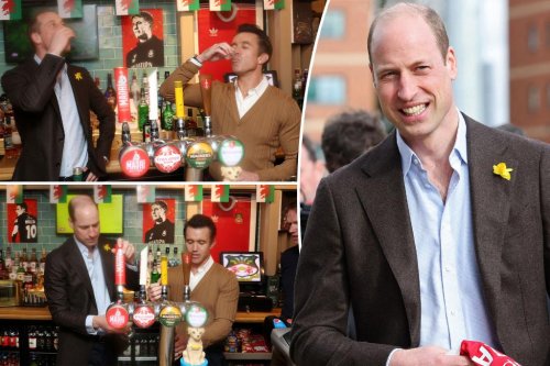 Prince William downs shots with ‘It’s Always Sunny’ star Rob McElhenney after Kate Middleton conspiracy theories run rampant