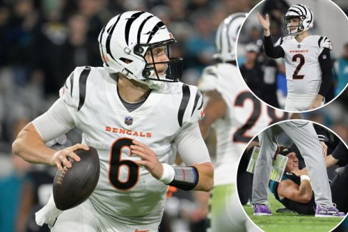 Bengals’ Jake Browning shines in OT win over Jaguars as Trevor Lawrence exits with injury