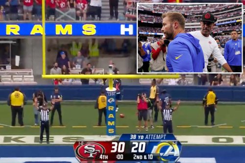 Rams’ shocking last-second field goal in loss to 49ers delivers brutal bad beat