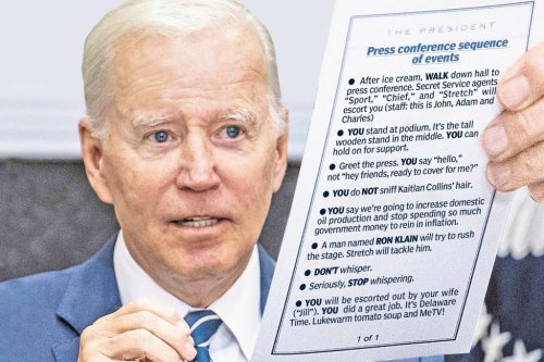 What The Post wishes Joe Biden’s cue card would say