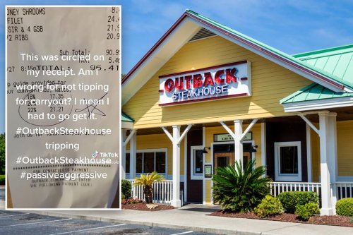 I didn’t tip on my Outback Steakhouse takeout — and got a rude ‘tip’ back