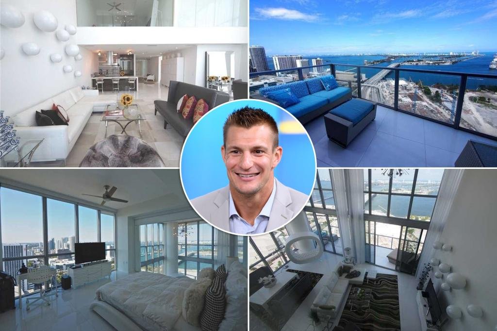 Inside Rob Gronkowski’s insane $2.4 million Miami apartment