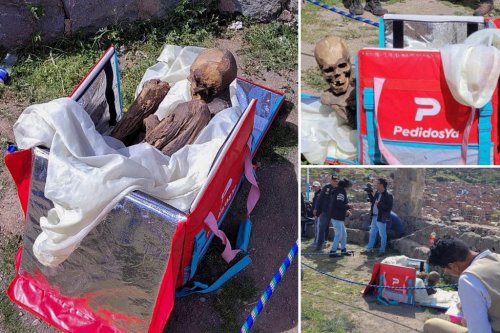 Peruvian man found with 800-year-old mummy he calls his �spirit