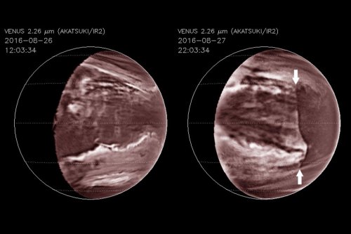 Japan’s space agency captures huge ‘poisonous’ tsunami racing across Venus at 200 mph