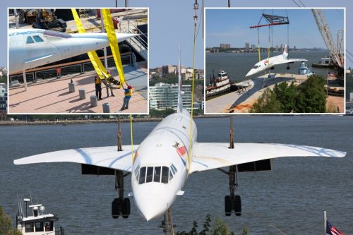 Concorde flies again! The iconic supersonic jet takes flight down the Hudson: photos