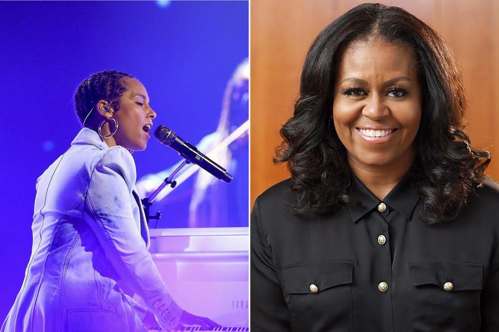 Michelle Obama salutes ‘advocate’ Alicia Keys at Billboard Music Awards