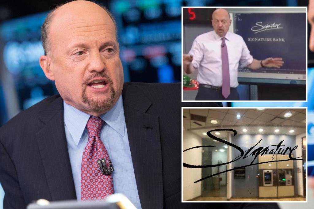 CNBC’s Jim Cramer touted Signature Bank stock a year before it collapsed