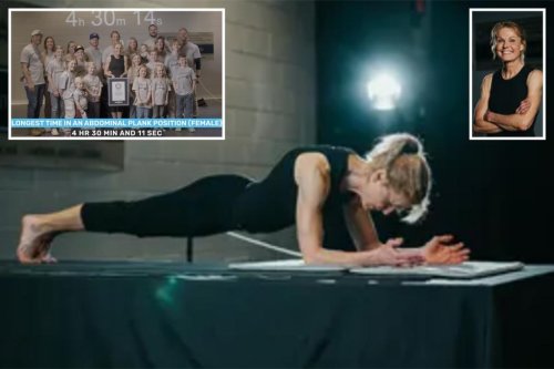 Grandmother of 12 breaks Guinness World Record for longest plank held at over 4.5 hours: ‘Like a dream’