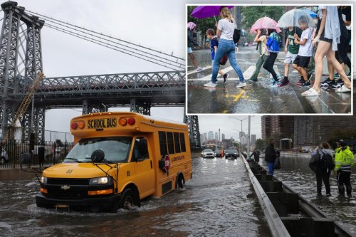 Eric Adams tries to deny issuing ‘shelter’ order that caused schools chaos during historic NYC rainfall