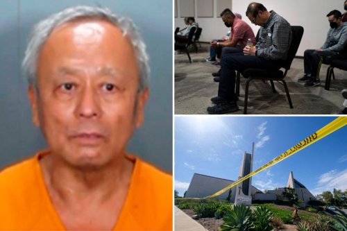 Gunman allegedly stayed inside California church for hours before opening fire