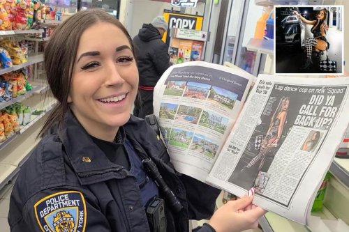 Lap-dancing NYPD cop Vera Mekuli puts on another show for The Post