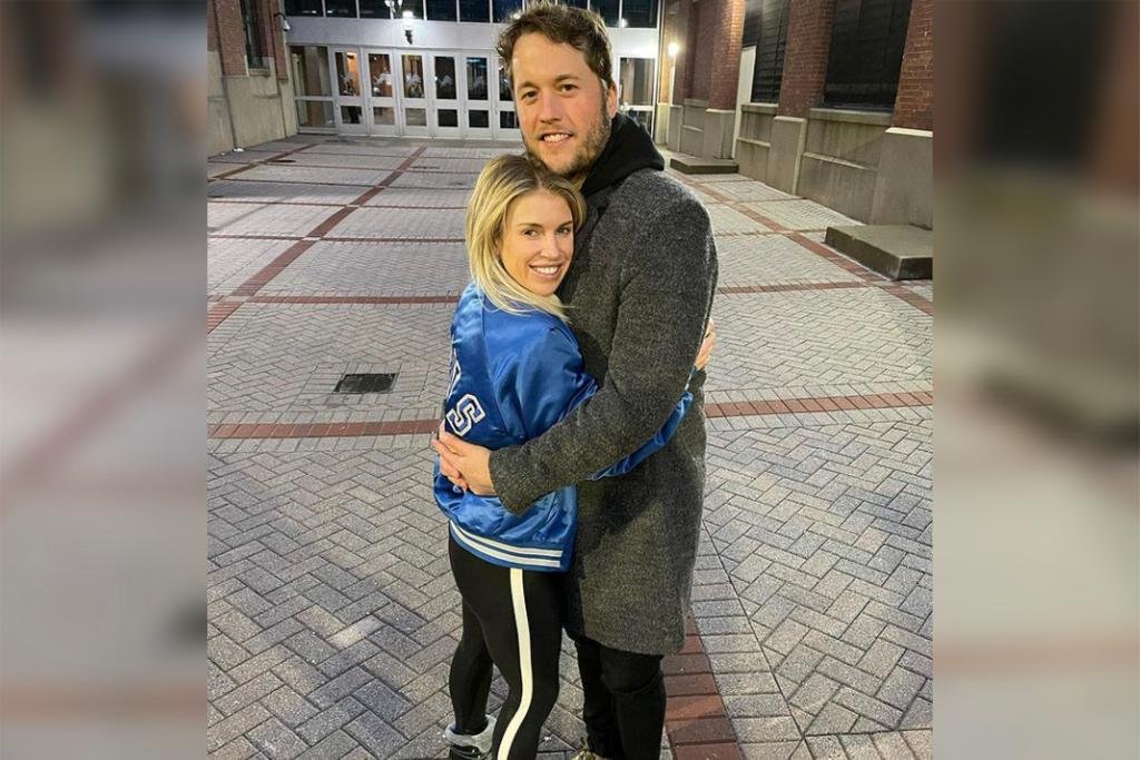 Kelly Stafford reacts to husband Matthew’s trade to Rams