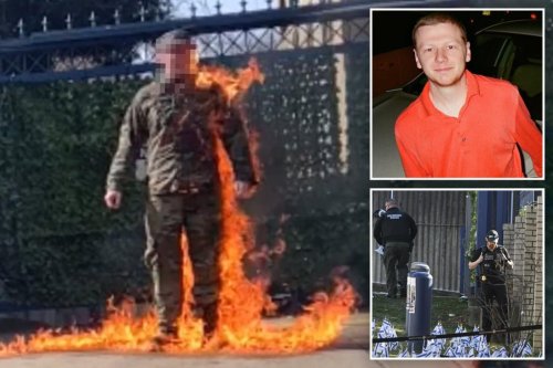 US Air Force member who set himself on fire at Israeli Embassy in shocking scene while yelling ‘Free Palestine’ identified