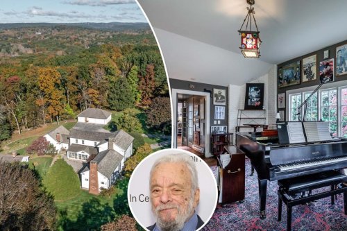 Stephen Sondheim’s Connecticut home sells for its full $3.25M asking price