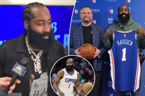 James Harden’s two-word response on if he’ll mend rocky relationship with 76ers exec Daryl Morey