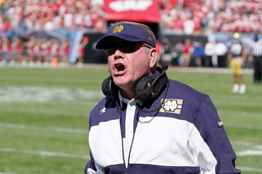 Brian Kelly’s exit from Notre Dame quickly got messy