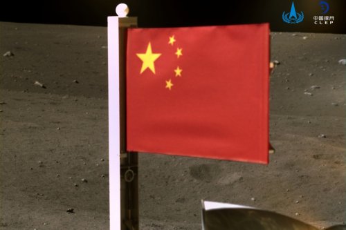 China plants its flag on moon before return trip to Earth
