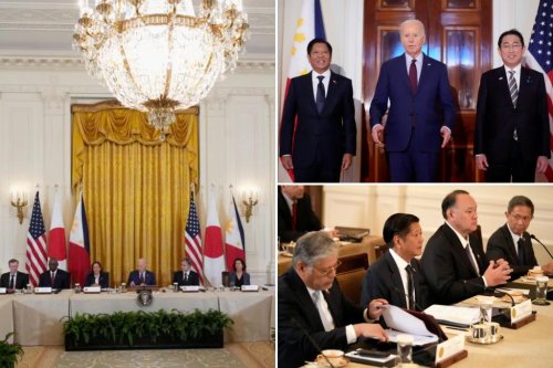 Biden speaks with no press in room during meeting with Japanese, Philippines’ leaders as handlers leave reporters in hallway