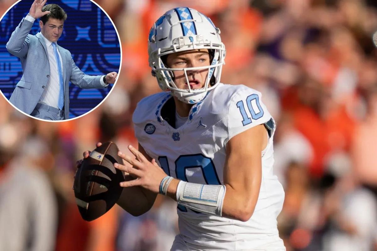 Patriots land QB of future in Drake Maye with No. 3 pick in 2024 NFL Draft