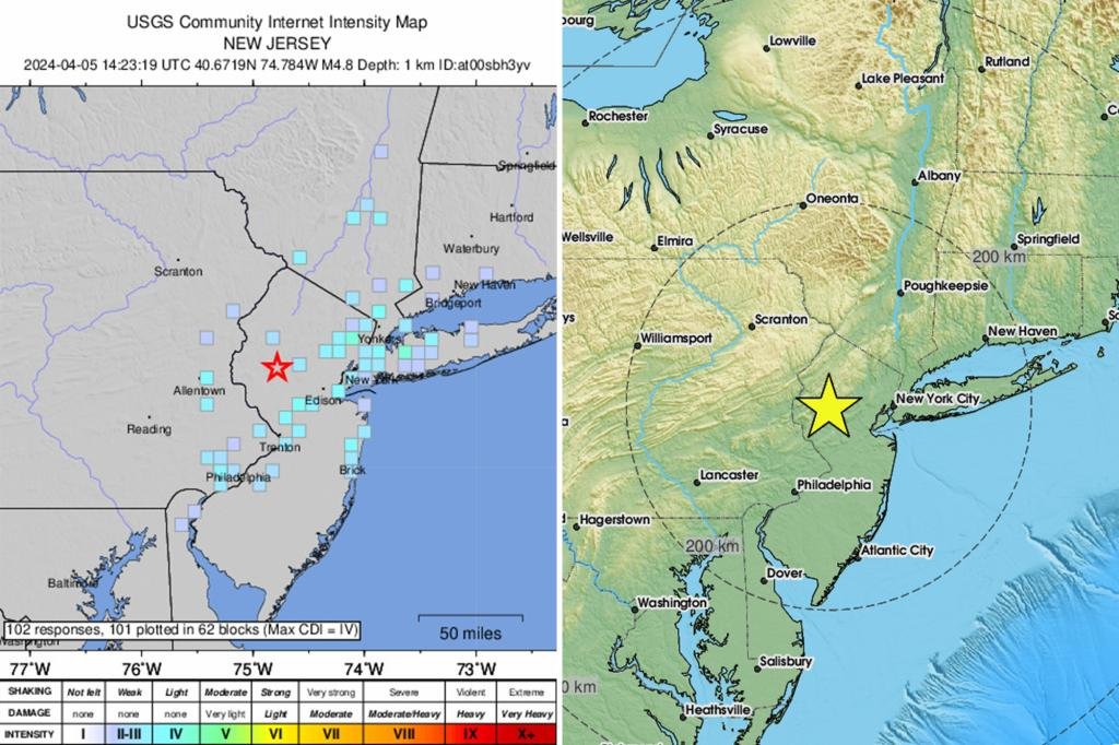 Magnitude-4.8 earthquake rocks NYC and tri-state area - cover