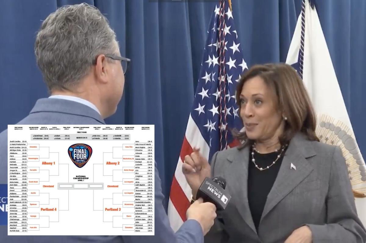 Kamala Harris couldn’t have been more wrong about Women’s March Madness bracket fact