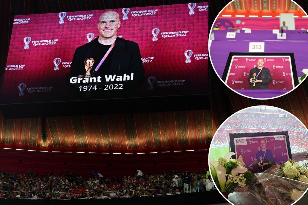 Grant Wahl receives tributes at England-France World Cup game
