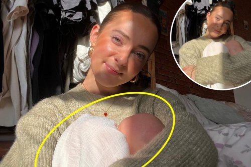 I was shocked when people congratulated me on a new baby — the photo I posted was an optical illusion